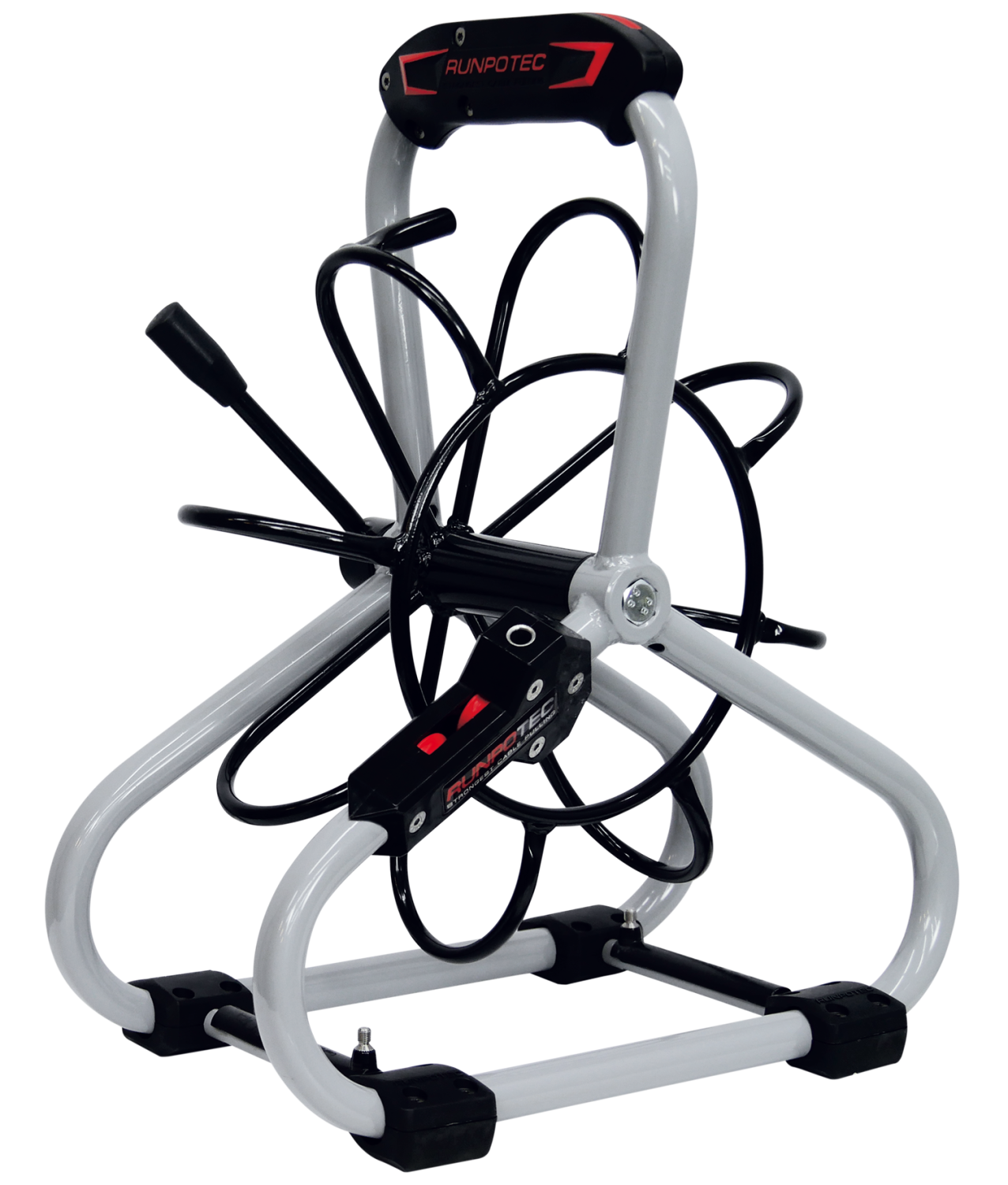 RUNPO Haspel Ø 330mm verzinkt/gepoedercoat t.b.v. 4,5mm Glasvezel Trekveer