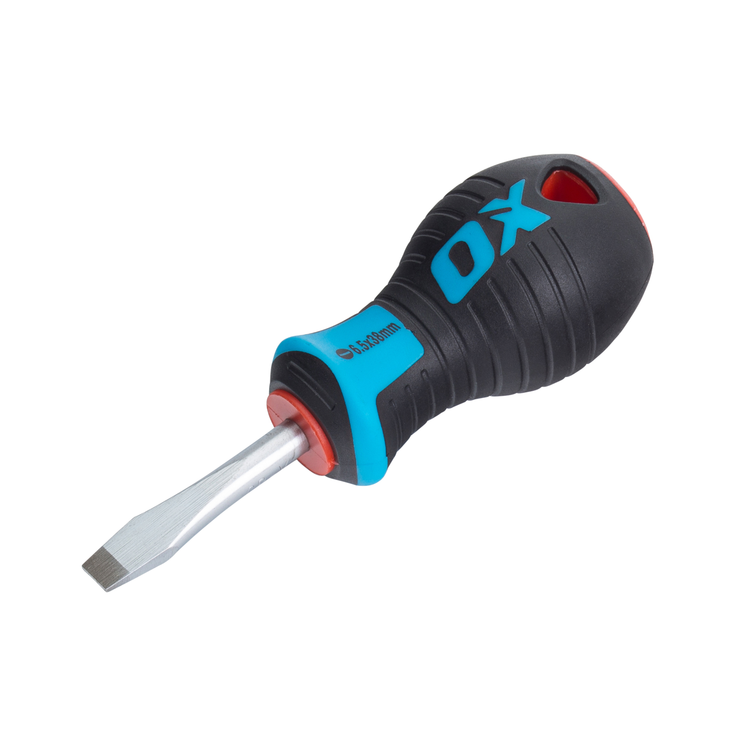 OX Pro Stubby Sleufschroevendraaier 6.5 X 38mm