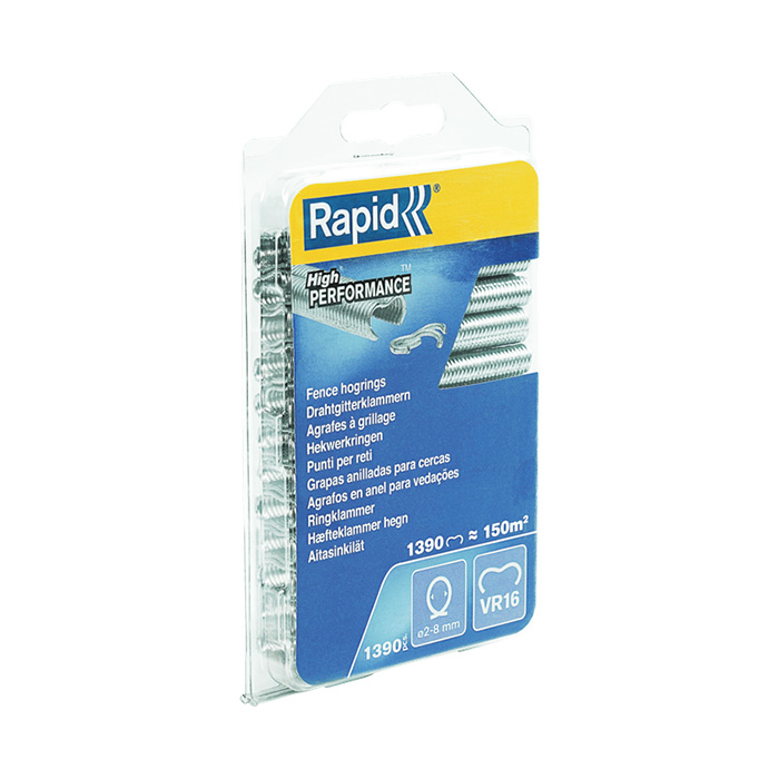 Rapid Hekwerkring VR16 Gegalvaniseerd in blister (1390 stuks)