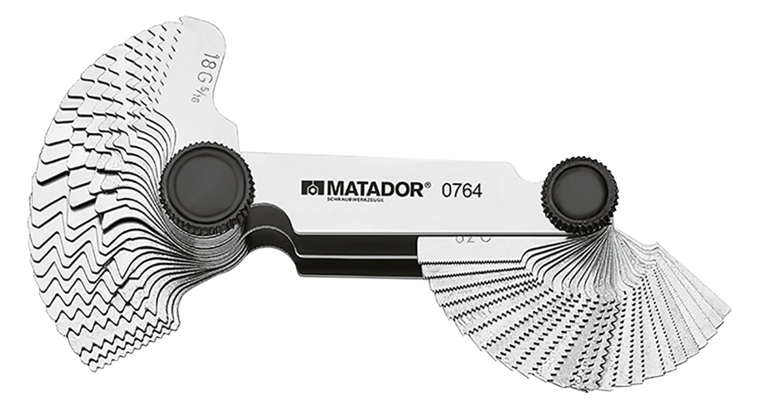 Matador Schroefdraadspoedmeter Metrisch Ø 0.25-6 mm, 24 bladen