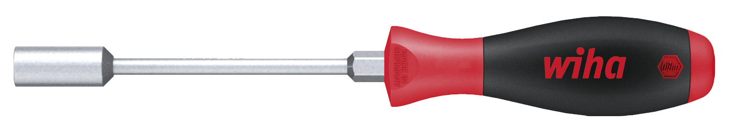 WIHA Dopschroevendraaier SoftFinish ronde schacht en zeskant aanzet 347 13,0x125