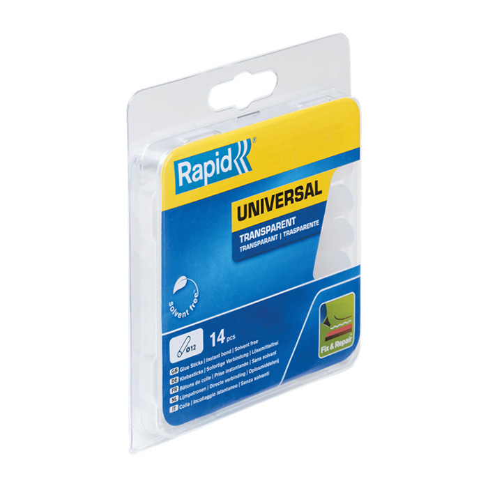 Rapid Lijmpatronen Ø12x94mm 125g  Universeel in blister