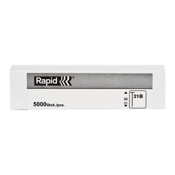 Rapid Mini Nagels 21B 0,8mm 30mm in doos (5000 stuks)