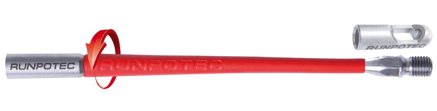 RUNPO Gleiter Ø 6mm RTG6 met schroefdraad