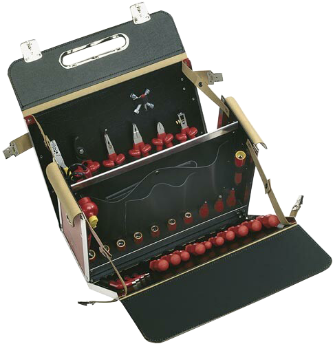 Friedrich Veiligheidskoffer rood + insteekmap (480x370x210)