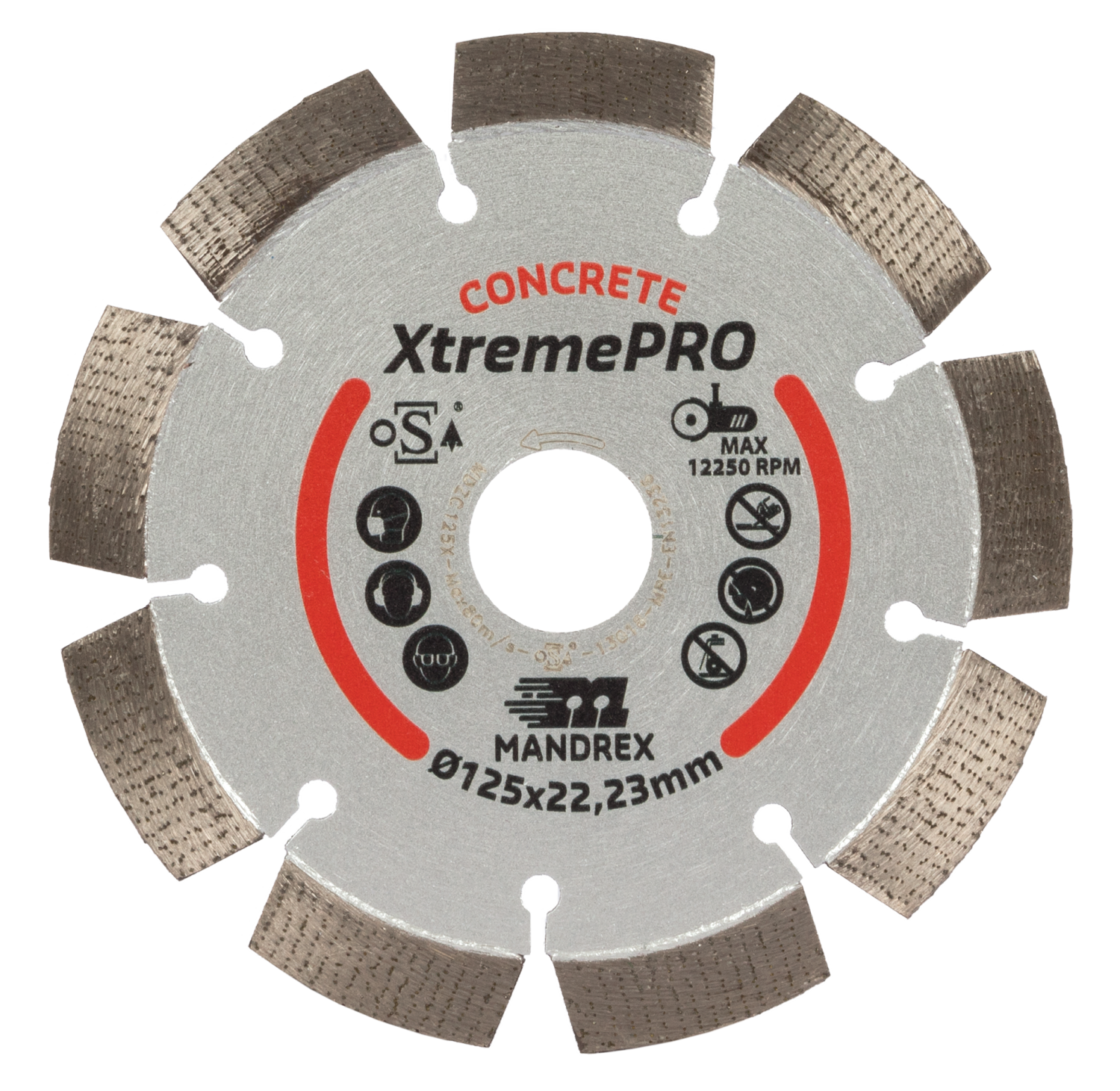 Mandrex Beton XtremePro Diamantzaagblad MDZC125X 125mm