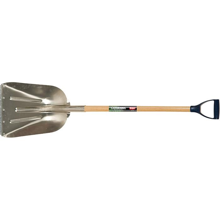 Polet Graanschop Alu 410x330mm met essen D-steel 95cm