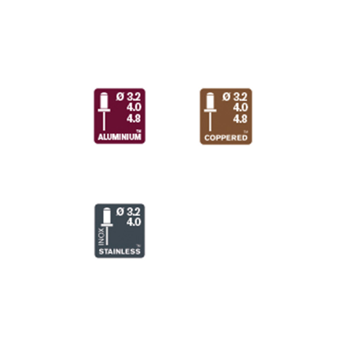 Rapid Blindklinknageltang RP40 MULTI set in koffer