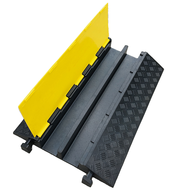 Schwabe Kabelbrug MAXI massief rubber recht  2 kanalen 885x580x88mm