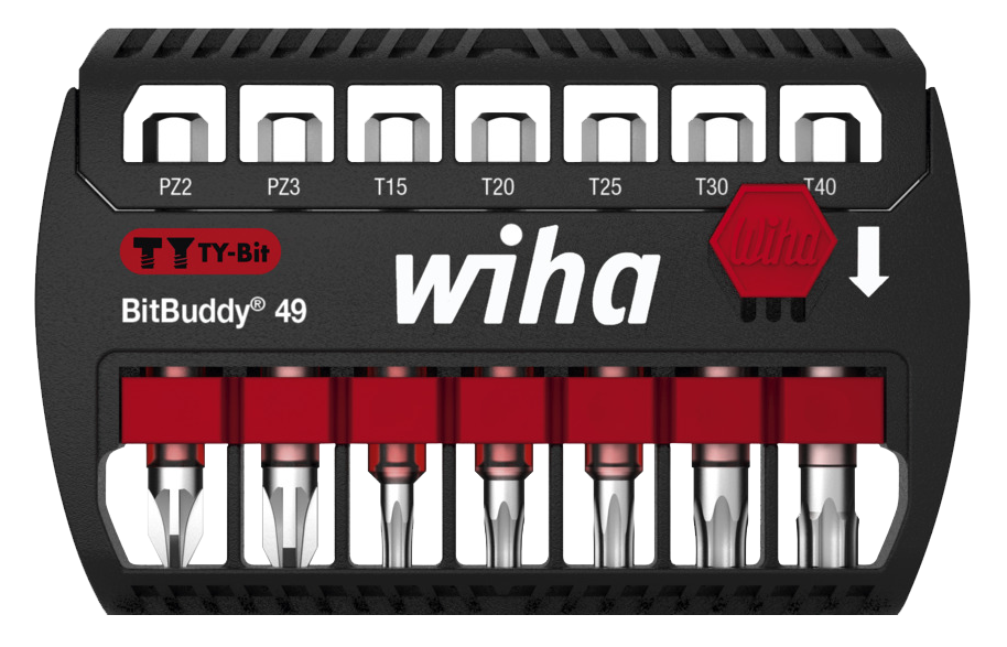 WIHA Bitset BitBuddy TY-Bit 49 7946 PZ/TORX T15-T40 , 7-delig