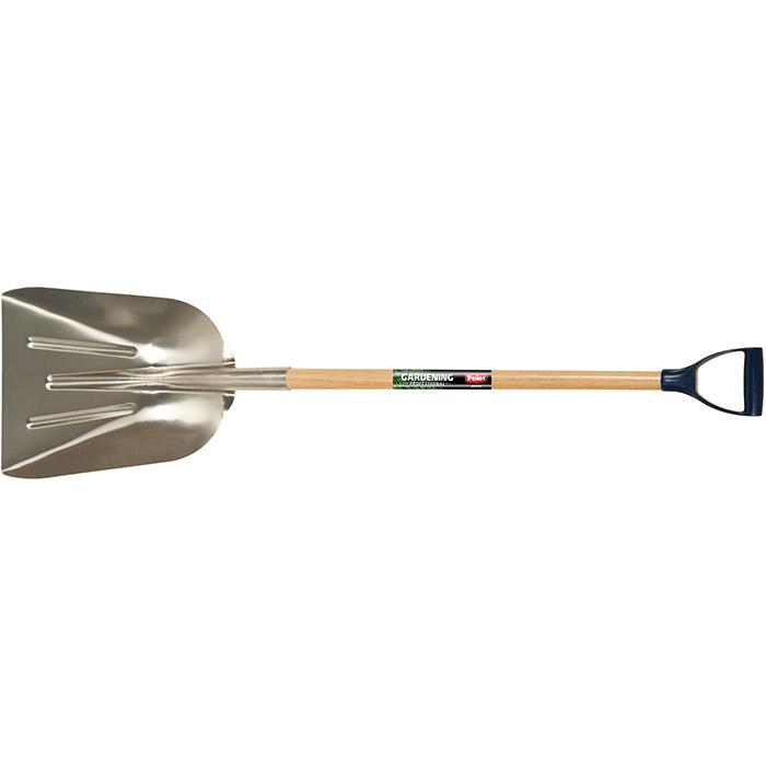 Polet Graanschop Alu 410x330mm met essen D-steel 95cm