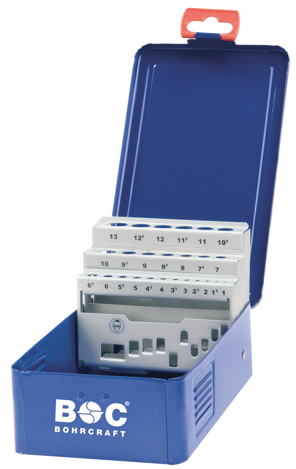 BC Metalen Cassette Draadsnijgereedschappen Leeg GW12 M3 - M12, 44-delig