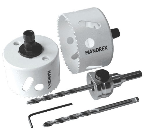 Mandrex Starterset SpeedXcut MX200064B MXqs Gatzaaghouder zesk.8,5 + Bi-metaal M42 Ø68mm