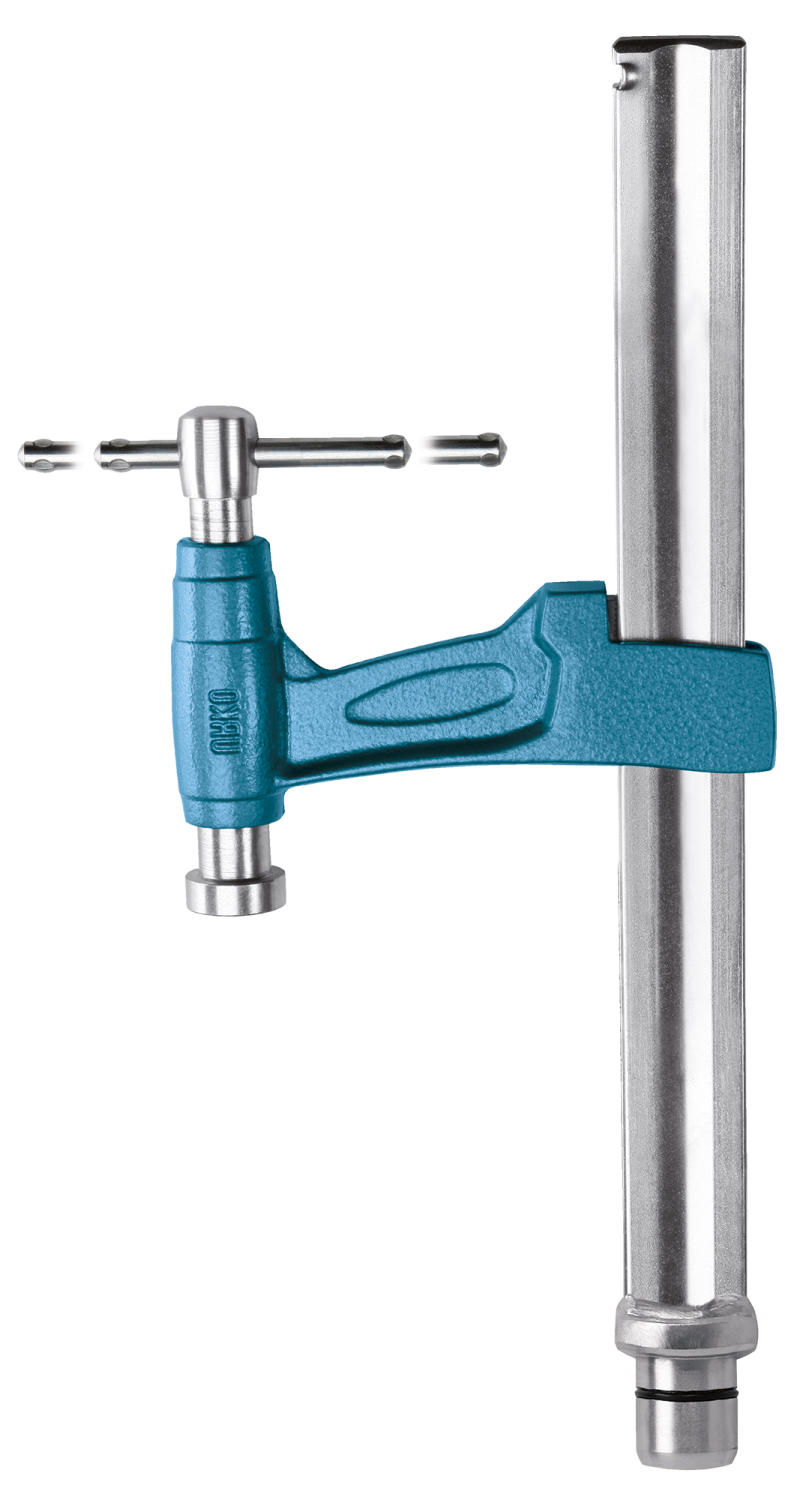 URKO Lastafelklem 4003-W Ø16mm gesloten spindel 125mm diep (35x8) 300x130mm