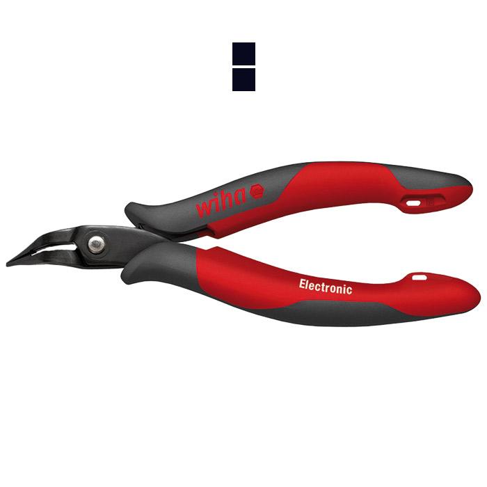 WIHA Puntbektang Electronic Z36103. Smalle, lange gebogen kop 133mm