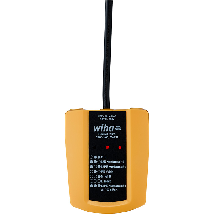 WIHA Contactdoostester 230V AC CAT II 300V