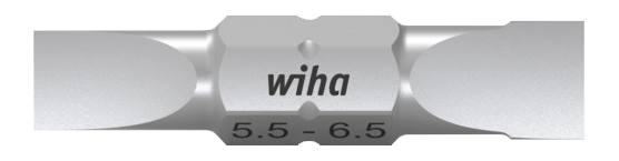 WIHA Dubbelbit Sleufkop 7410 5,5 - 6,5 30mm (10 stuks)