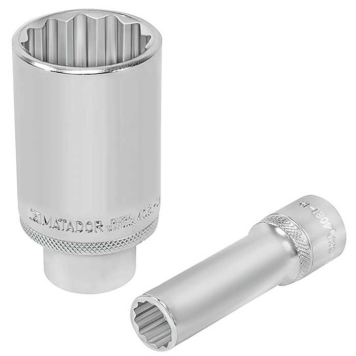 Matador 1/2" Twaalfkantdop lang 13mm