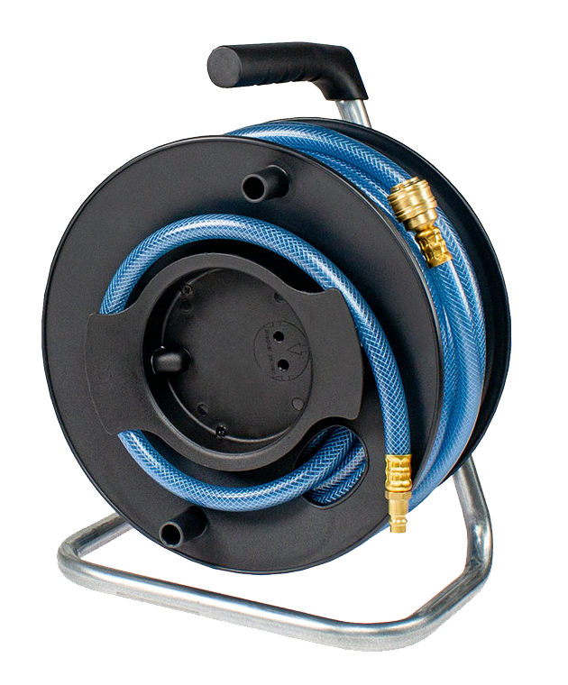 Schwabe Kabelhaspel Luchtslang 9x3mm blauw 20m