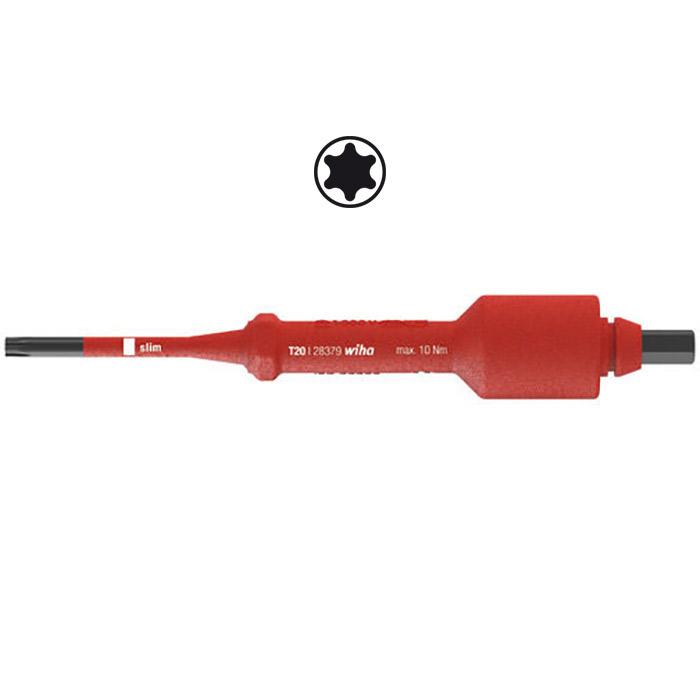 WIHA Wisselschacht Torque VDE Dwarsgreep Electric TORX 283795 T15 5.5 Nm