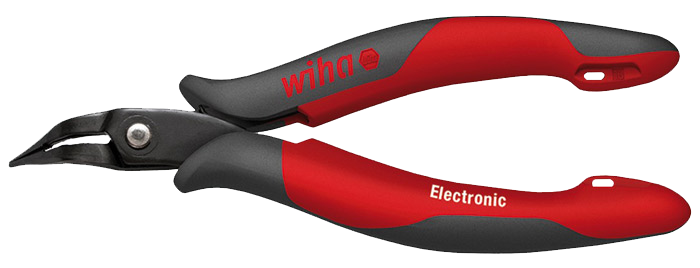 WIHA Puntbektang Electronic Z36103. Smalle, lange gebogen kop 133mm