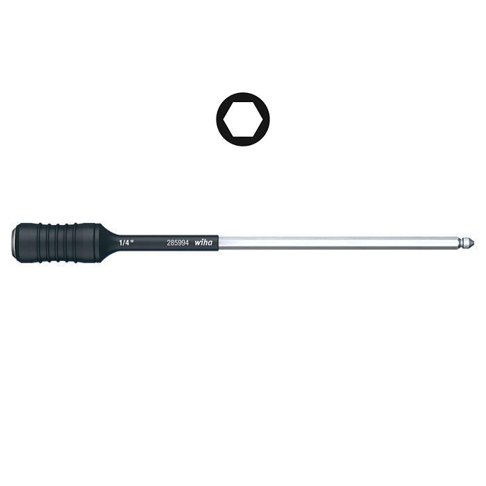 WIHA Bithouder met kogel Momentschroevendraaier normale handgreep 1/4" 2859 162mm