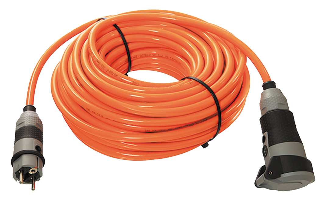 Schwabe SCHUKO ultra II Verlengkabel PUR 230V/16A IP54 H07BQ-F 3G2,5 oranje 10m