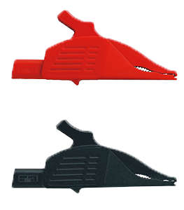 BENNING TA 1 Krokodillenklemmen 4mm CAT III, 1000V, 2-delig