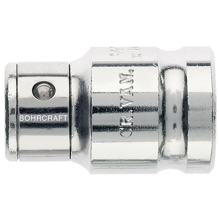 BC 3/8" Adapter met kogel tbv 10mm Bits (per 5st verpakt)