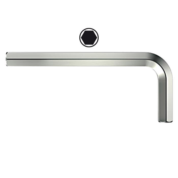 WIHA Korte Inbussleutel 351 vernikkeld 4,5