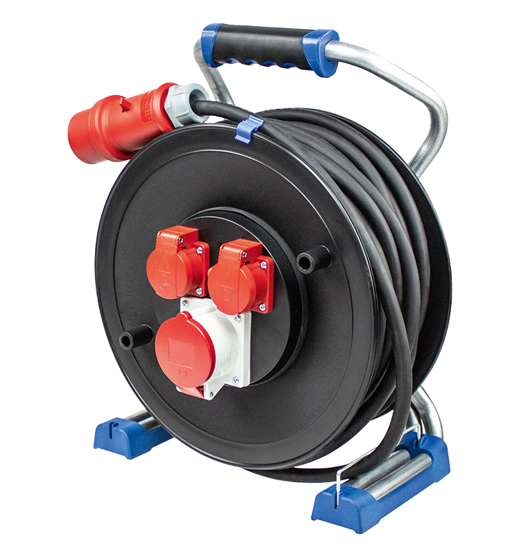 Schwabe CEE Xperts Kabelhaspel 400V/16A IP44 Neopreen H07RN-F 5G1,5 40m