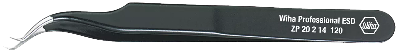 WIHA Precisiepincet Professional ESD ZP20214 120mm