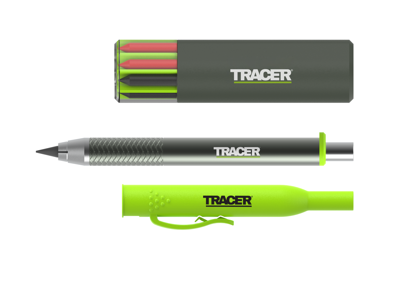 TRACER Pro TOUGH Markeerpotlood ATPK1-PRO + Navullingen