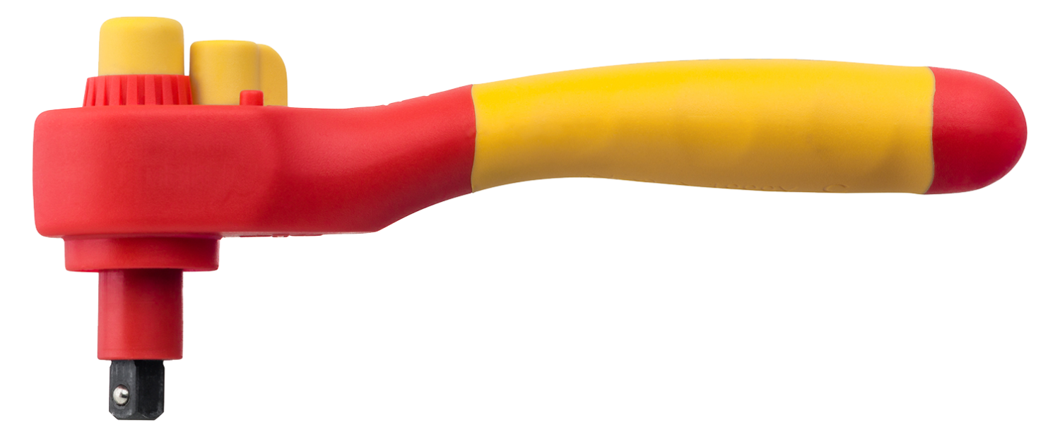 WIHA 1/4" Omschakelbare Ratelsleutel voor dopsleutels 7209NRW VDE 1000V 145mm