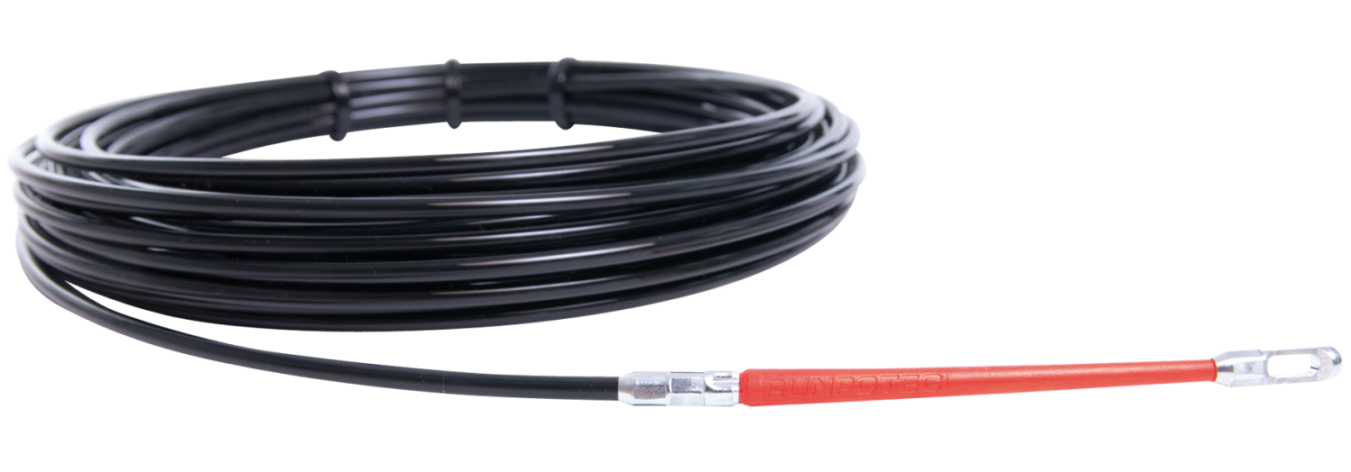 RUNPO Perlon Trekveer Ø4mm met RunpoGleiter 5m