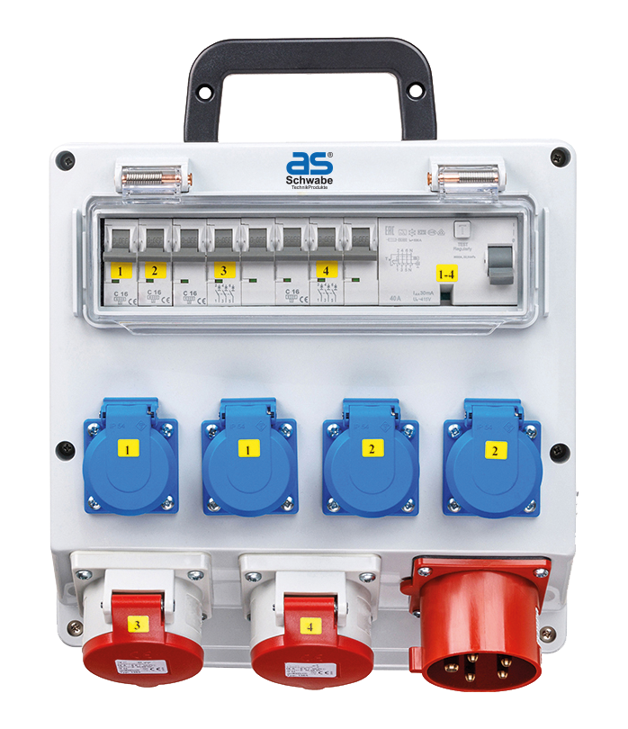 Schwabe CEE Stroomverdeler FIXO 3 400V/32A IP44