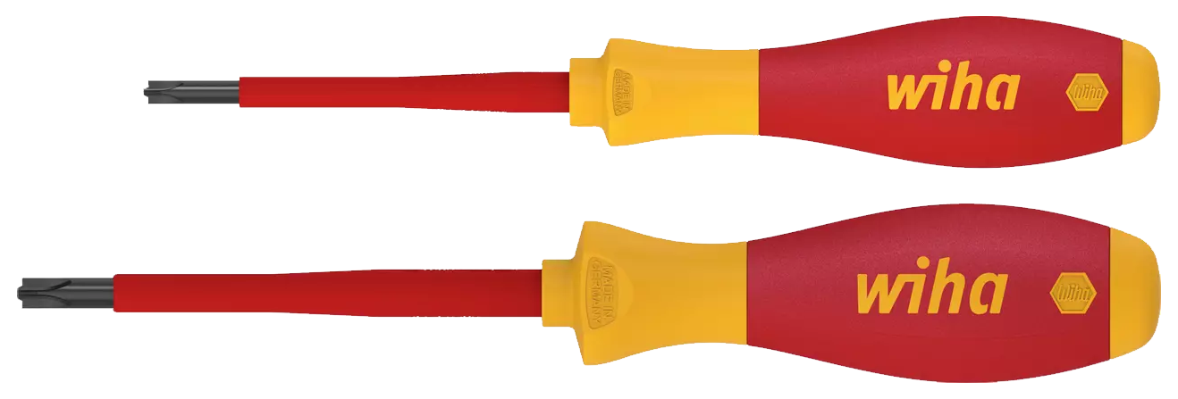 WIHA Schroevendraaierset SoftFinish Electric 1000V 327 Xeno SL/PH, 2-delig in blister