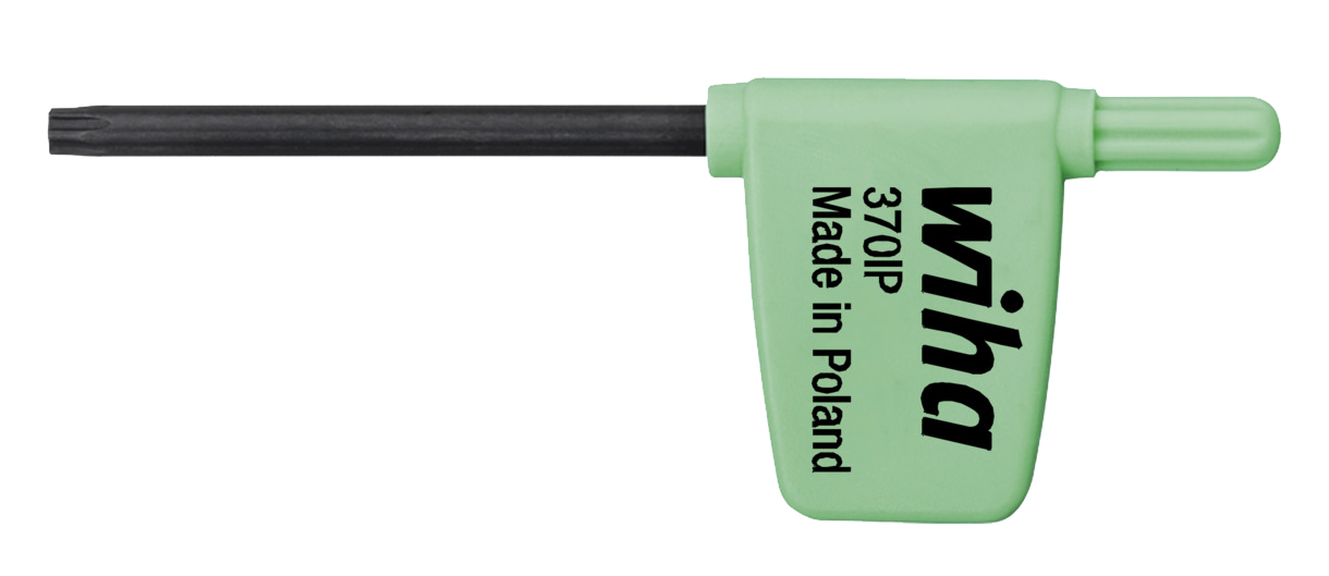 WIHA Vlaggetjesgreep TORXsleutel PLUS 370IP gezwart 8IPx40mm