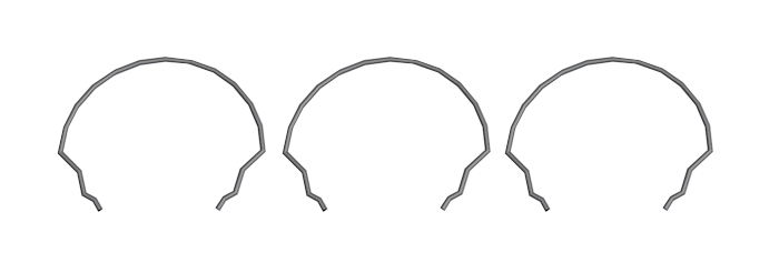 Saenroll Set a 3 draadbeugels Cable Go