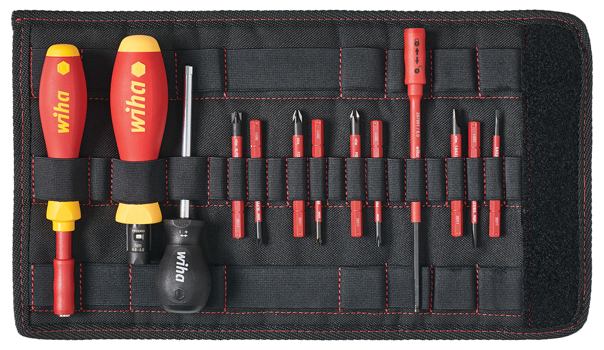 WIHA Momentschroevendraaierset TorqueVario®-S electric 1000V VDE 2872 0,8-5 Nm (6%), 14-delig