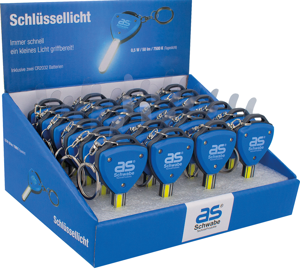 Schwabe Sleutelhanger Sleutellamp 0,5W in display a 24 st.
