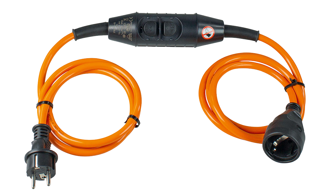 Schwabe Verlengkabel PUR PRCD-S 230V/16A IP44 H07BQ-F 3G2,5 3m