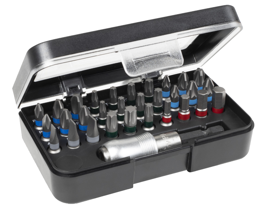 WIHA Bitset Standaard Bit met Kleurring 79791  SL/PH/PZ/IN/TX, 31-delig