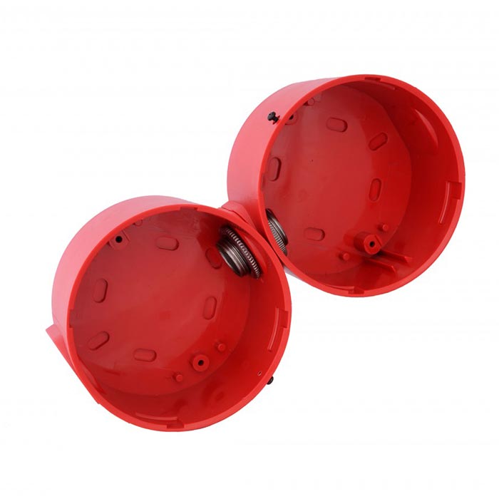 Compro Diepe Basis Signaalgever Tweevoudig Ø 93mm IP65 Rood