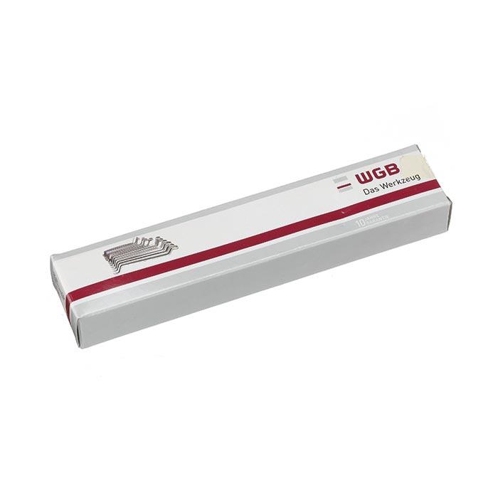 WGB Ringsleutelset gebogen 6-17mm, 6-delig