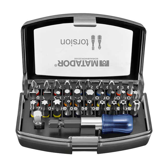 Matador 1/4" Bitassortiment Torsion, 32-delig